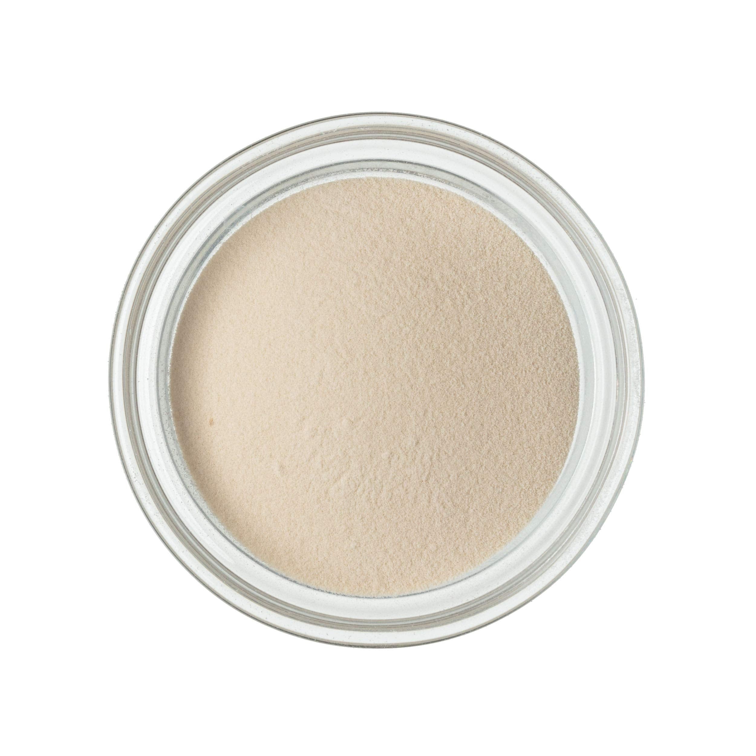 Vegan gelatin substitute suitable for vegan and kosher recipes.