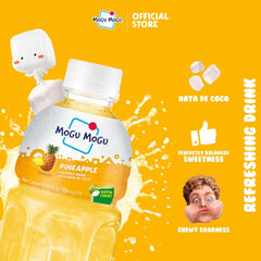 Mogu Mogu nata de coco pearls closeup highlighting unique chewy texture.