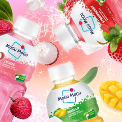 Mogu Mogu variety pack display showing the six-pack advantage