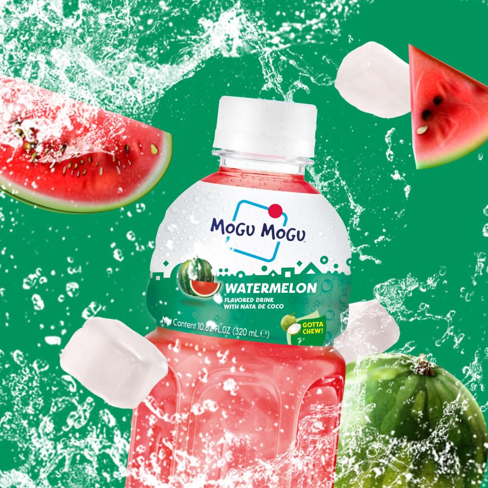 Mogu Mogu Watermelon Juice Kids Enjoying: bright, kid-friendly refresher.
