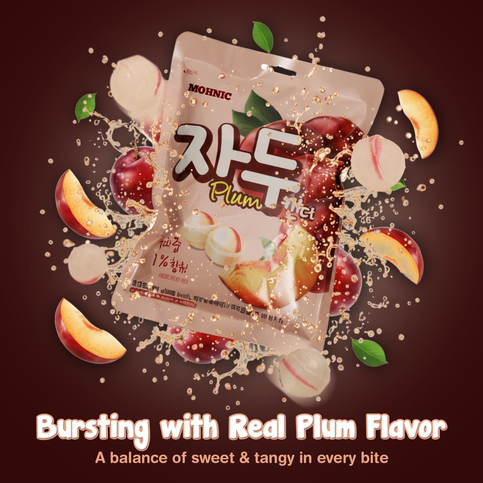 MOHNIC Plum Candy gifting idea for bags and gift boxes.