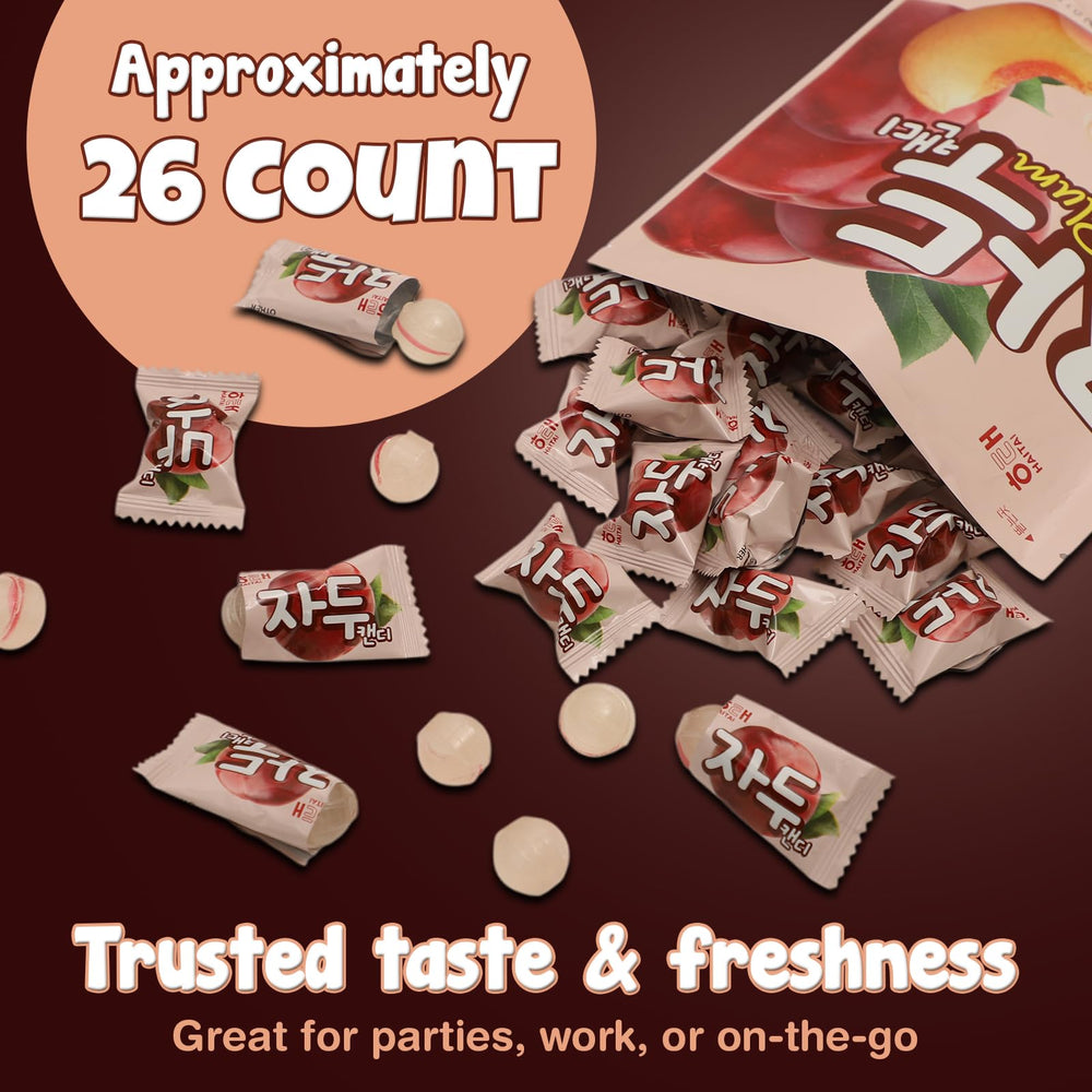 MOHNIC Plum Candy on-the-go snack for travel and busy days.