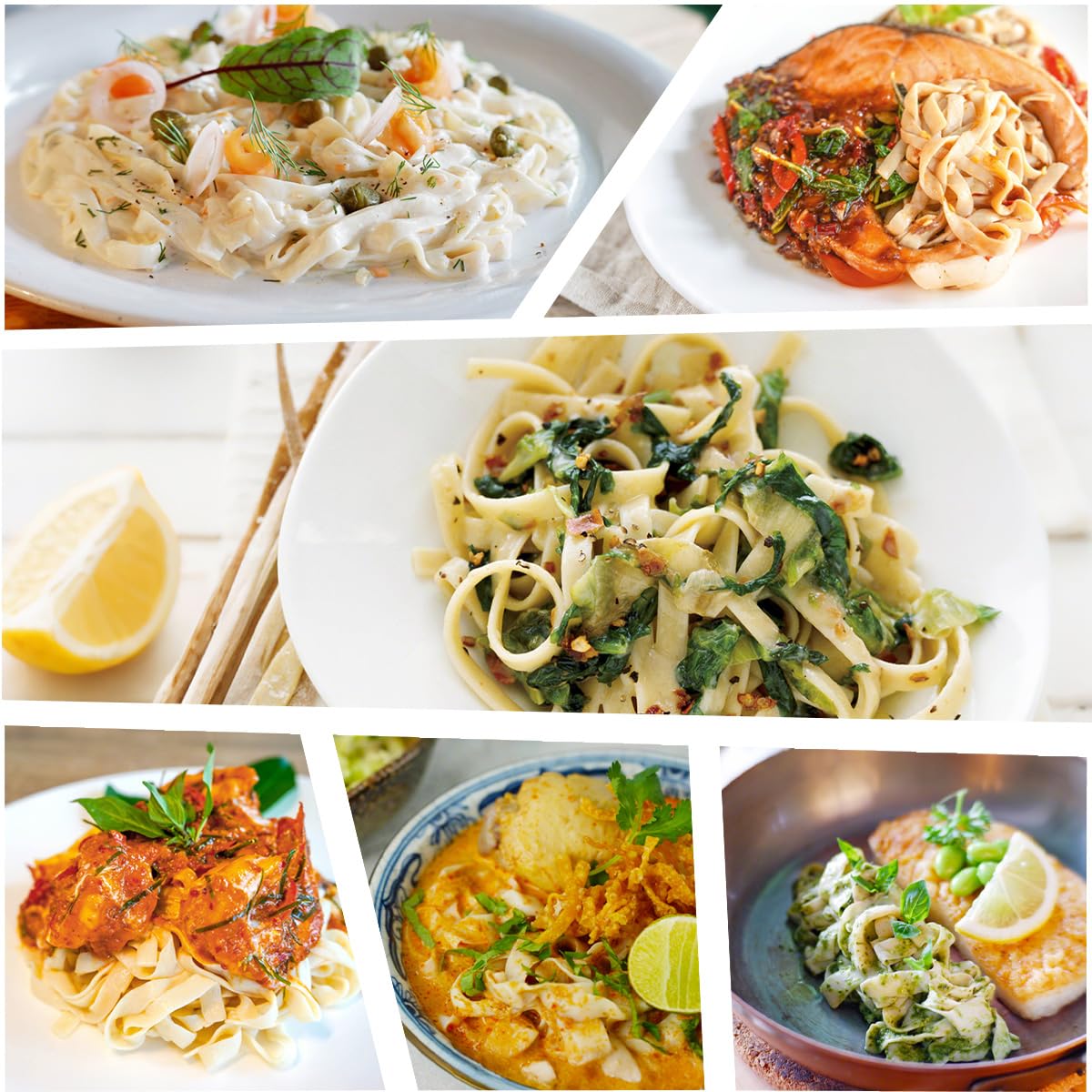 MOKI low-carb plate featuring pasta with a vibrant sauce.