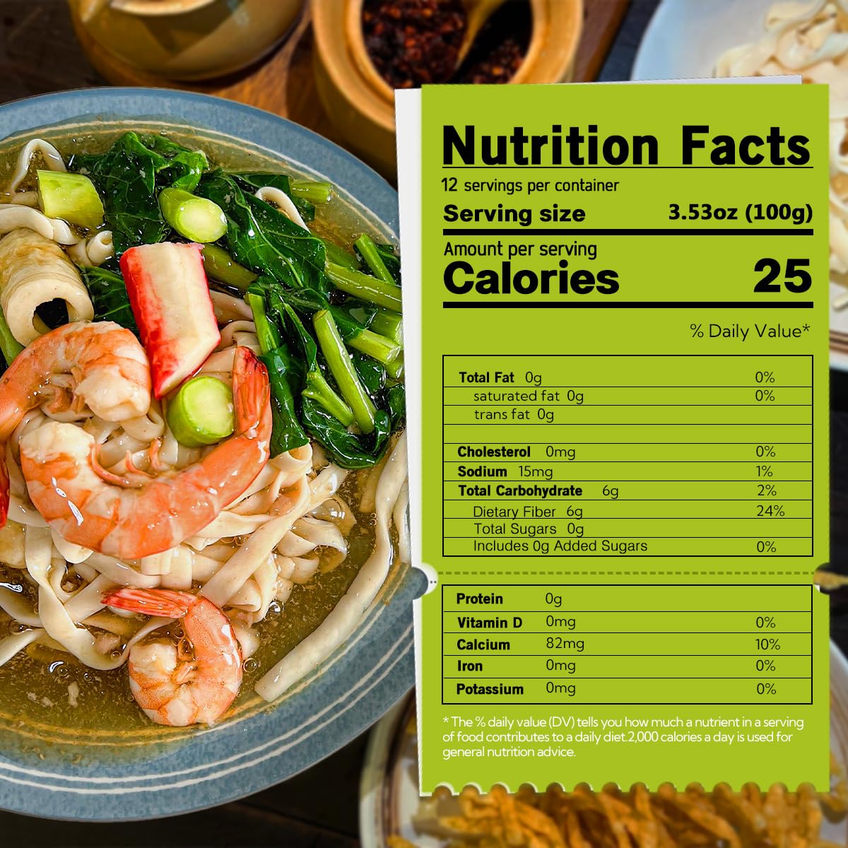MOKI noodles packaging display showcasing gluten-free, plant-based pasta.