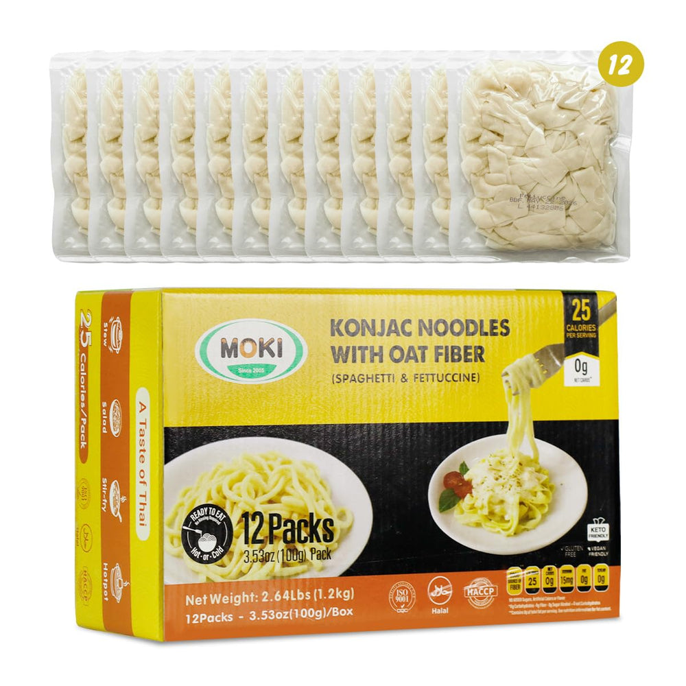 MOKI vegan and keto-friendly noodles suitable for everyday meals.