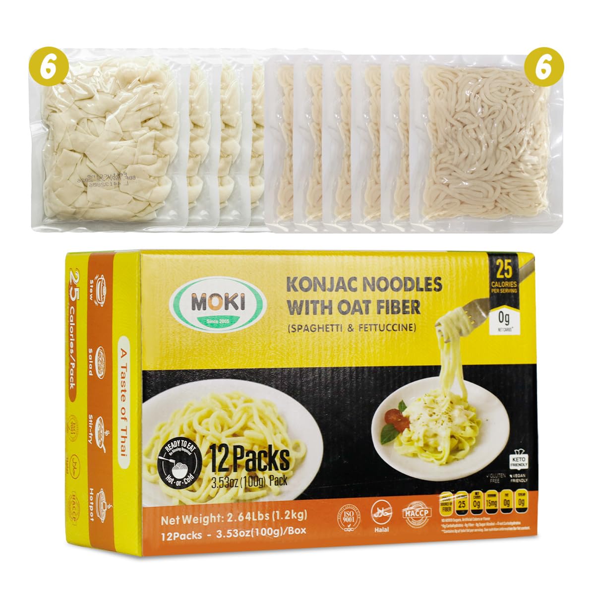 MOKI konjac noodles quick and easy to prepare in minutes