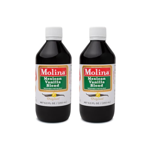 Molina Vanilla Blend bottle ready for baking and beverages.