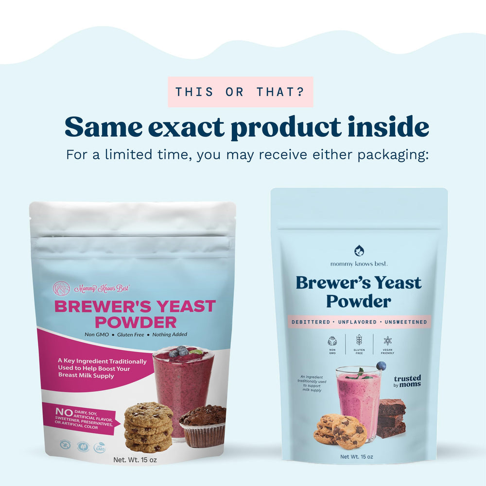 Brewers Yeast Powder scoop from Mommy Knows Best ready for use.