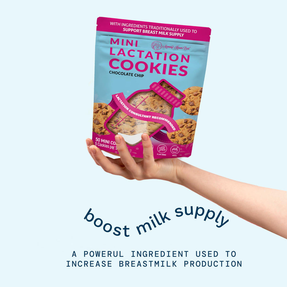1.25-lbs bag of Mommy Knows Best lactation cookies for ongoing snacking.