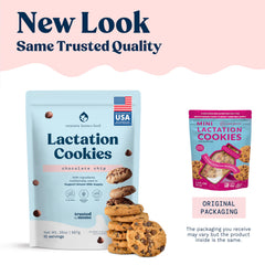 Fresh batch of Mommy Knows Best lactation cookies chocolate chip ready for nursing moms.
