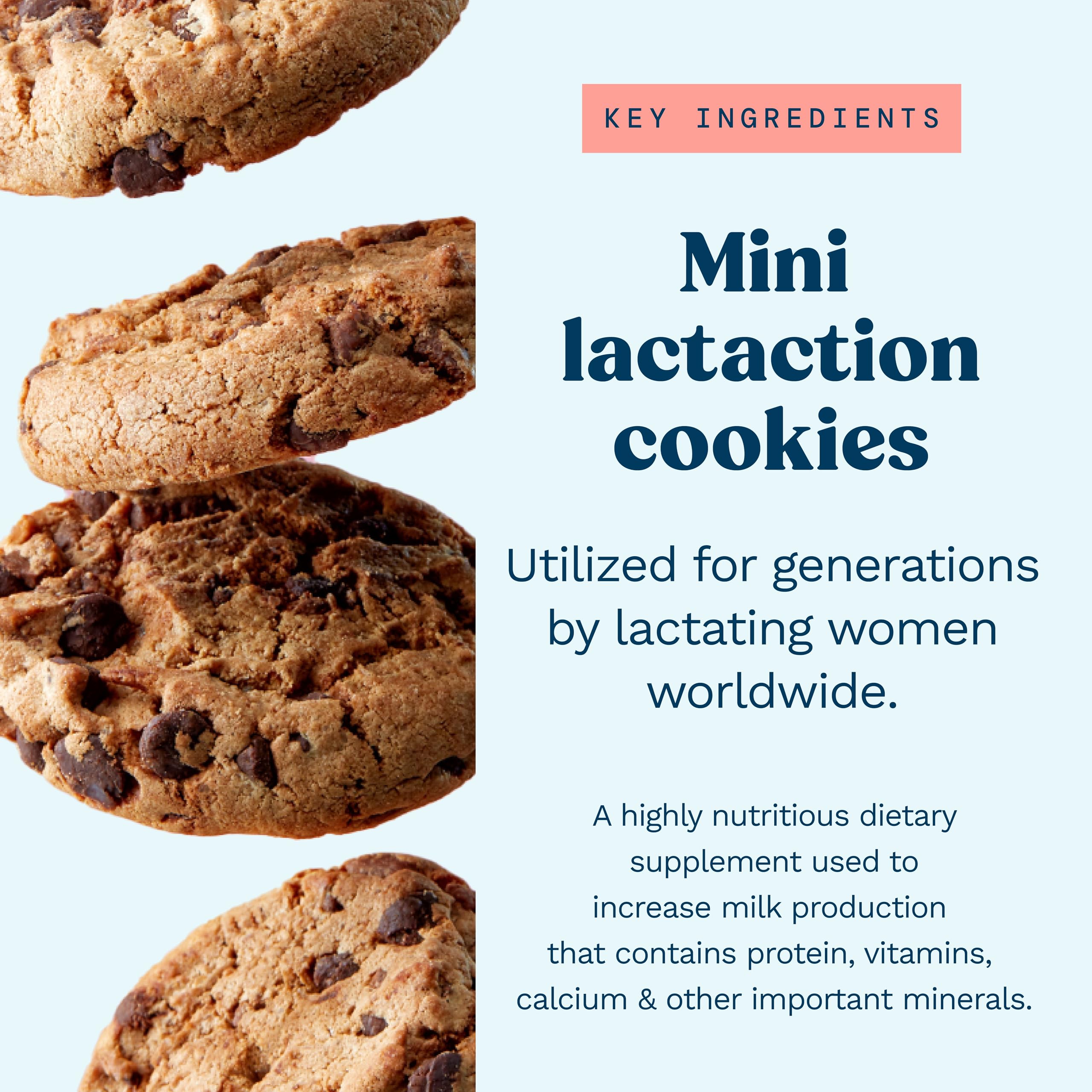 Gift-ready packaging for Mommy Knows Best lactation cookies chocolate chip.