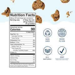 Ingredient close up for Mommy Knows Best lactation cookies mix showing oats flaxseed and brewers yeast