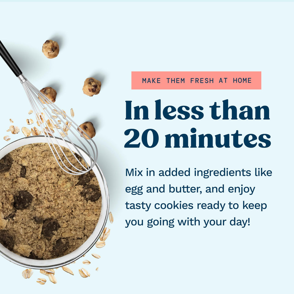 Easy prep scene for Mommy Knows Best lactation cookies mix
