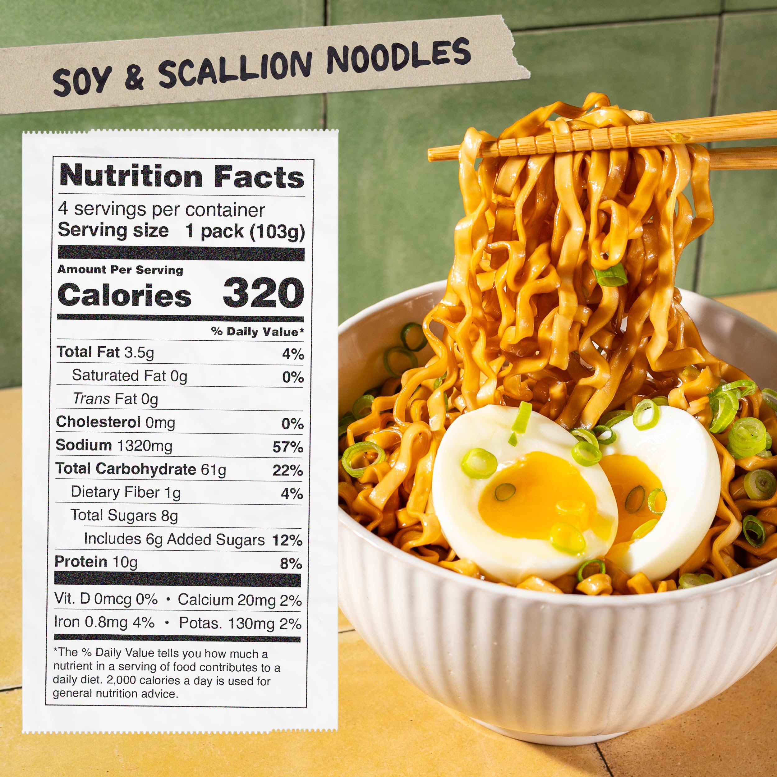Closeup of Momofuku air-dried noodles highlighting chewy texture