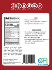Mom's Place Gluten-Free Au Jus Mix adds rich flavor to a quick roast beef meal.