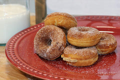 Mom's Place Gluten-Free Cinnamon Sugar Donut Mix made in a dedicated facility for safety