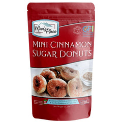 Mom's Place Gluten-Free Cinnamon Sugar Donut Mix pack for easy allergen-friendly baking