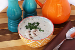 Mom's Place gluten-free cream of mushroom soup mix ingredients emphasize dairy-free and vegan options.