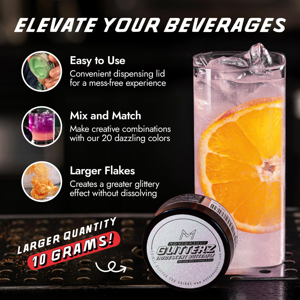 MONÉGASQUE vegan and allergen-friendly glitter suitable for inclusive events.