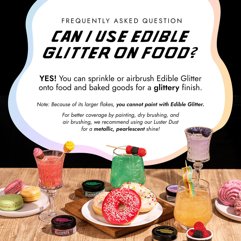 MONÉGASQUE St Patrick's Day glitter decorates desserts with festive shimmer