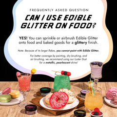 MONÉGASQUE St Patrick's Day glitter decorates desserts with festive shimmer