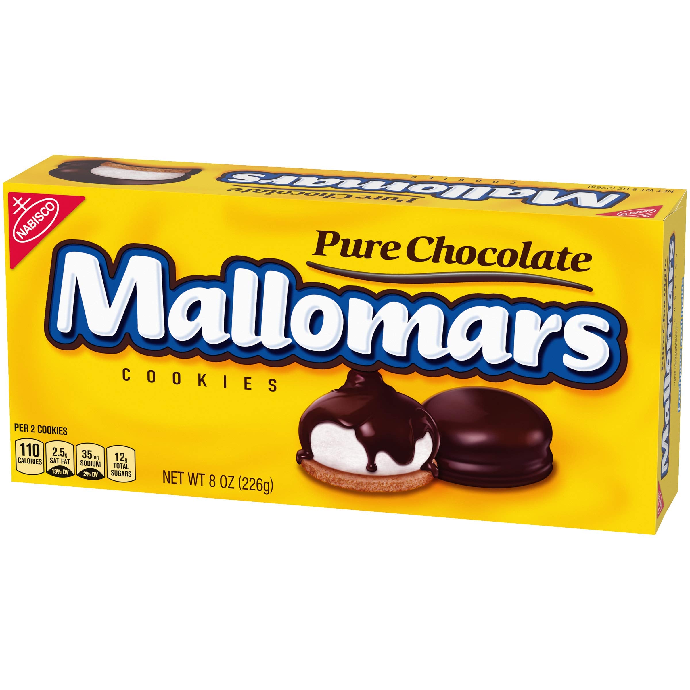 Mallomars display on countertop, easy sharing with guests.