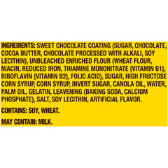 Mallomars dark chocolate coating close-up, glossy finish.