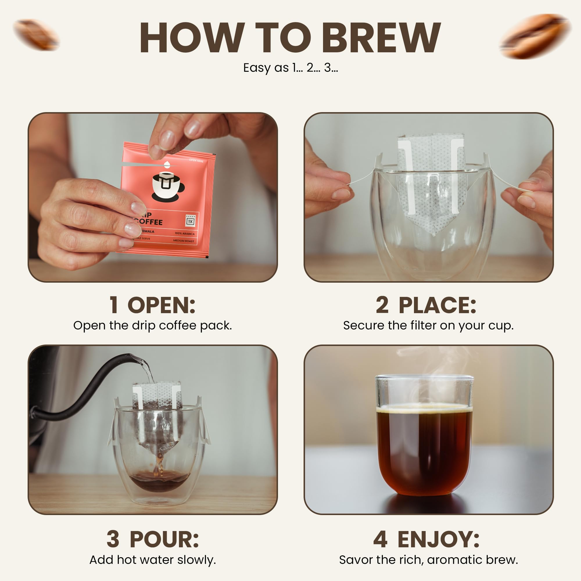 Mondo Drip Coffee Mix Colombia pouch delivers bright, balanced single-origin flavor