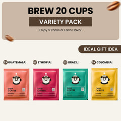 Mondo Drip Coffee Mix Guatemala pouch captures smooth, nuanced cup
