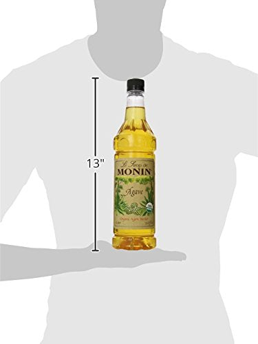 Monin Agave Syrup packaging emphasizes sustainability and recyclability