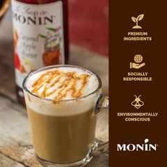 Monin Caramel Apple Butter Syrup added to seasonal cocktails for depth.