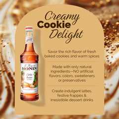 Latte featuring Monin Cookie Butter Syrup for a creamy spice profile