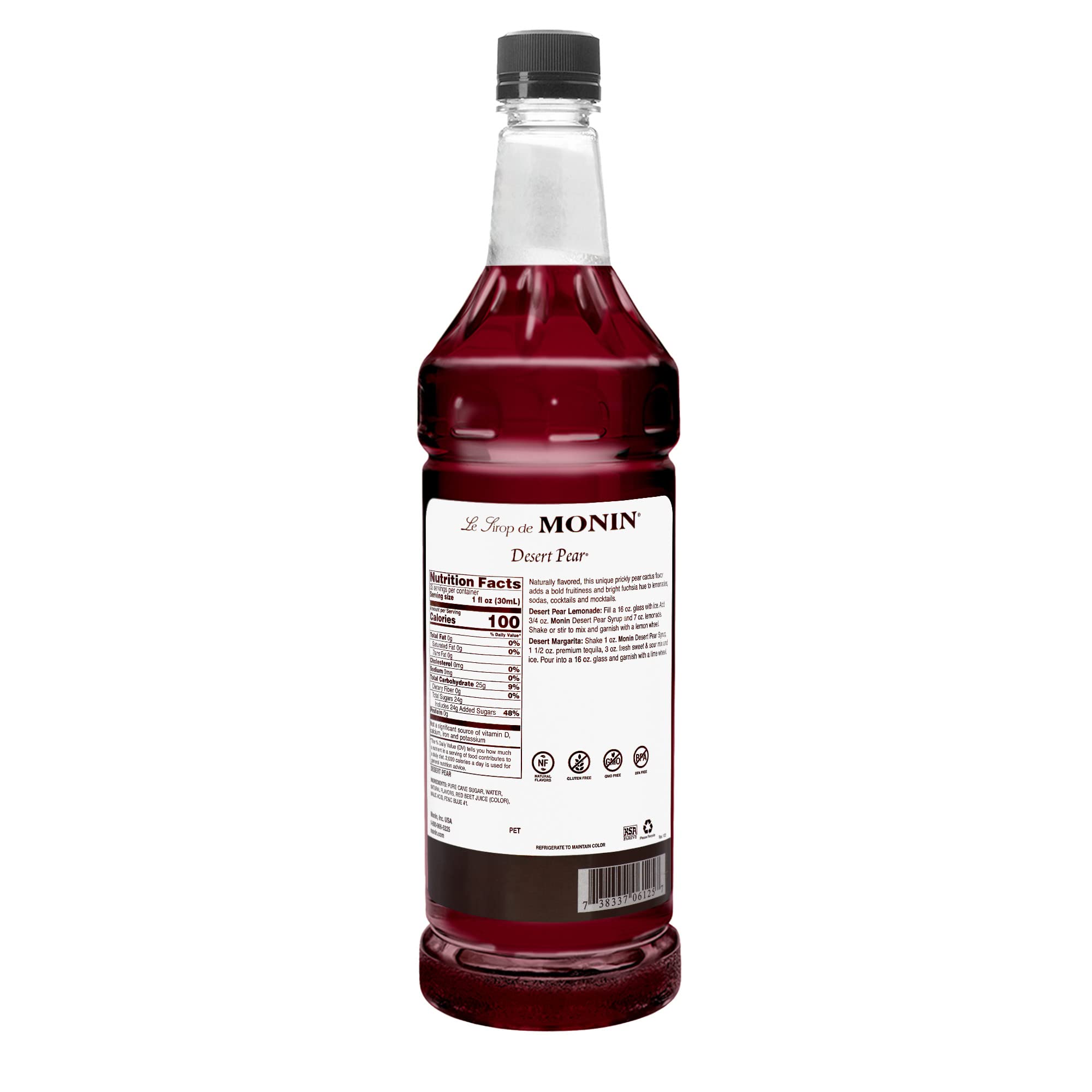 Monin Desert Pear Syrup cocktail showing layered pear flavors