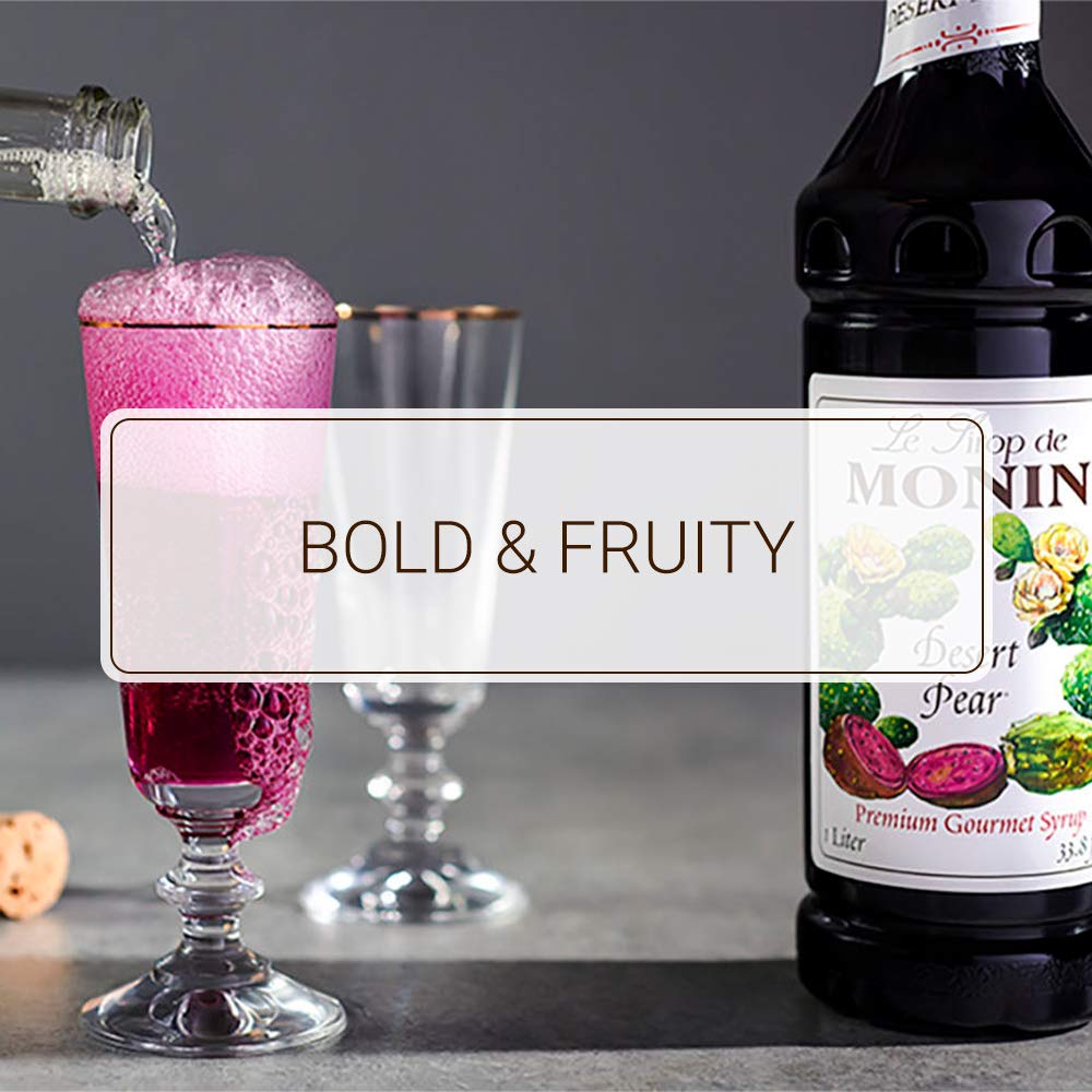 Iced tea with Monin Desert Pear Syrup for a fruity finish