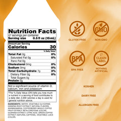 Monin Energy Boost being poured into a cup for a natural caffeine boost