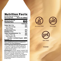 Monin caramel sauce swirl over dessert for rich flavor and butter texture