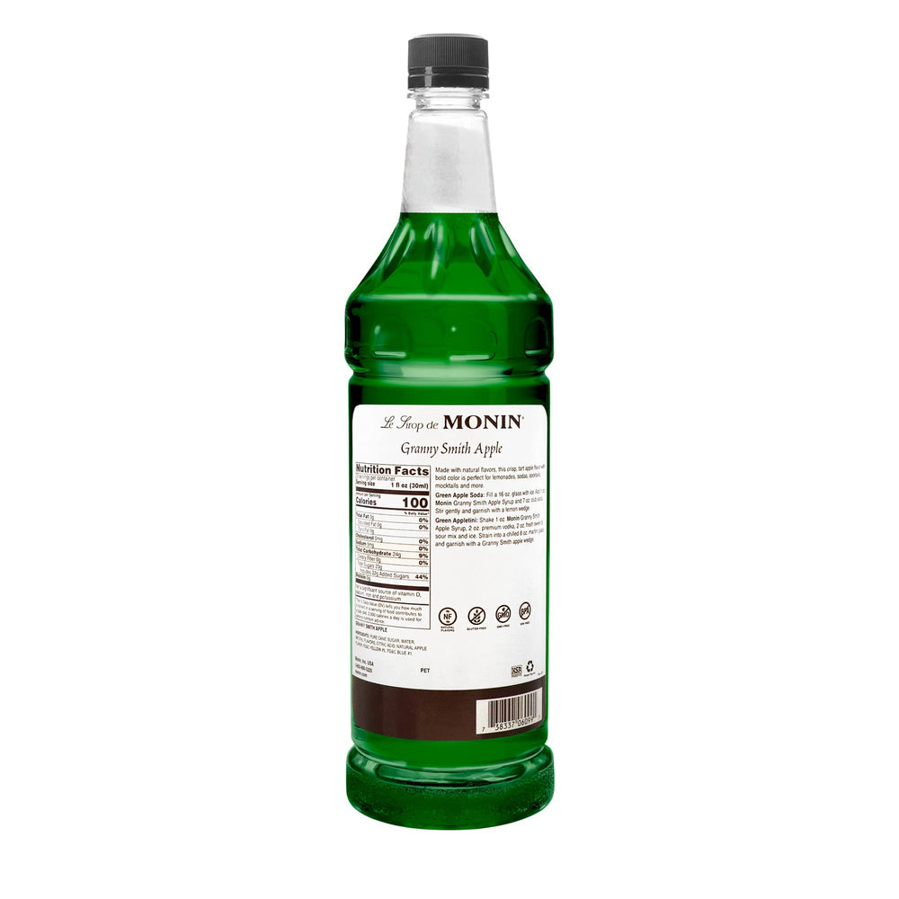 Monin Granny Smith Apple Syrup cocktail-creation features vibrant green apple notes.