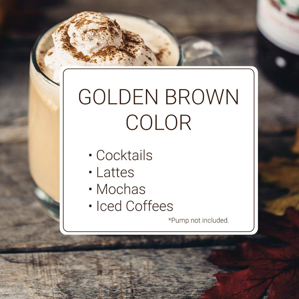 Monin Maple Spice Syrup latte art with cinnamon accent for cozy mornings
