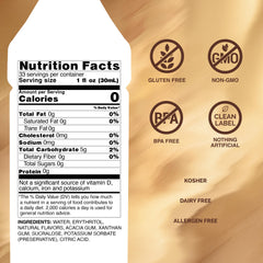 Monin Sugar Free Coconut Syrup added to a latte for tropical flavor