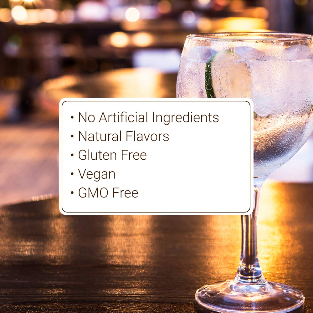 Eco-friendly Monin packaging and bottle highlighting recyclable materials.