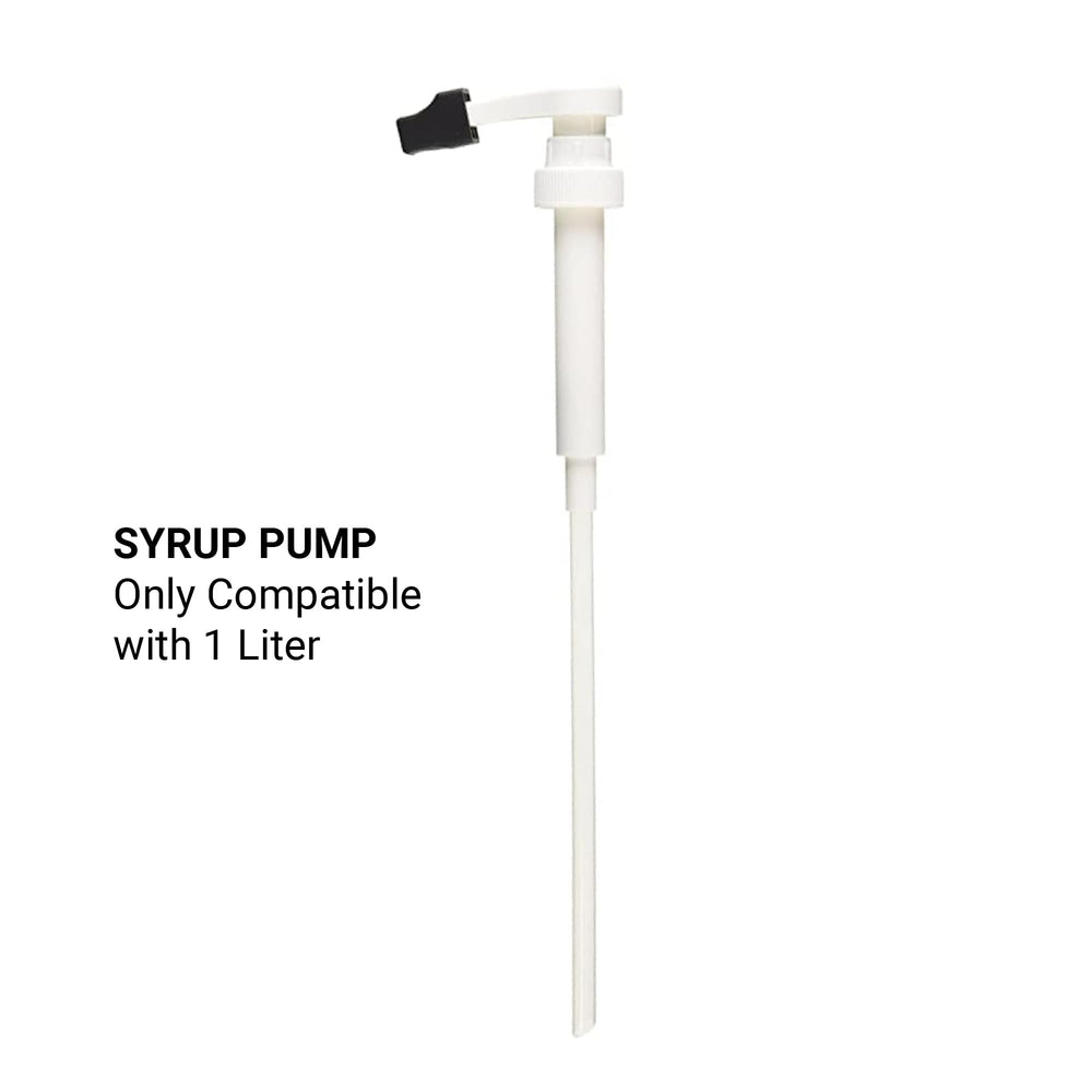 Monin syrup pump cap sealing the spout to prevent drips