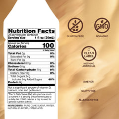 Close-up of toasted marshmallow notes from Monin syrup for desserts and shakes.