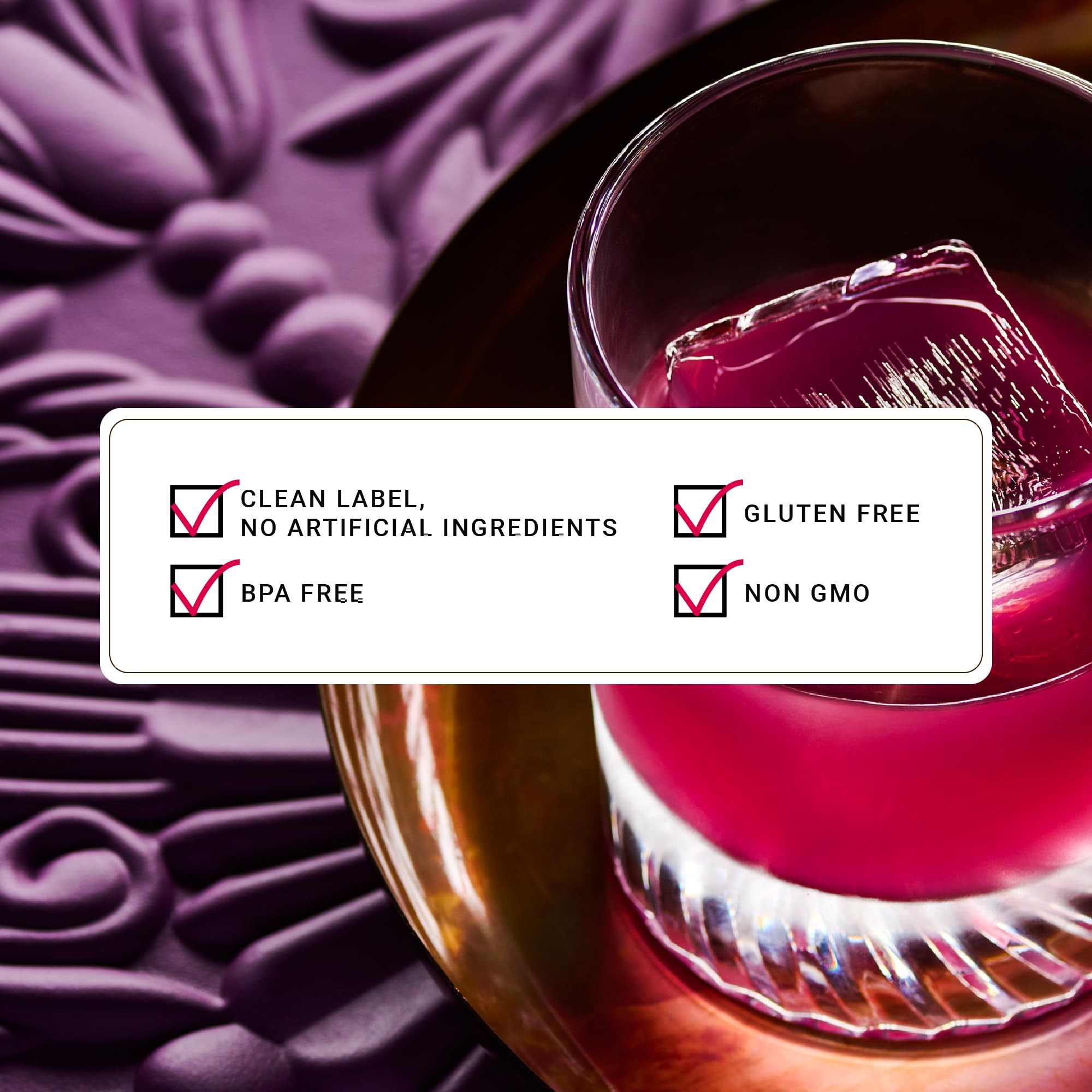 Monin Ube Blend Syrup gluten-free and dairy-free option for allergen-friendly drinks.