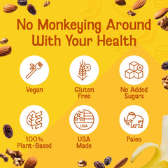 Monkey Brittle On-the-Go snack pack in busy moments