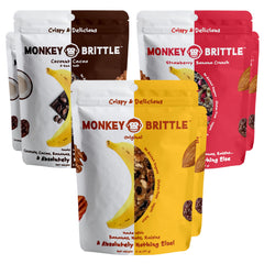 Monkey Brittle Original crisp banana-nut bite for quick energy