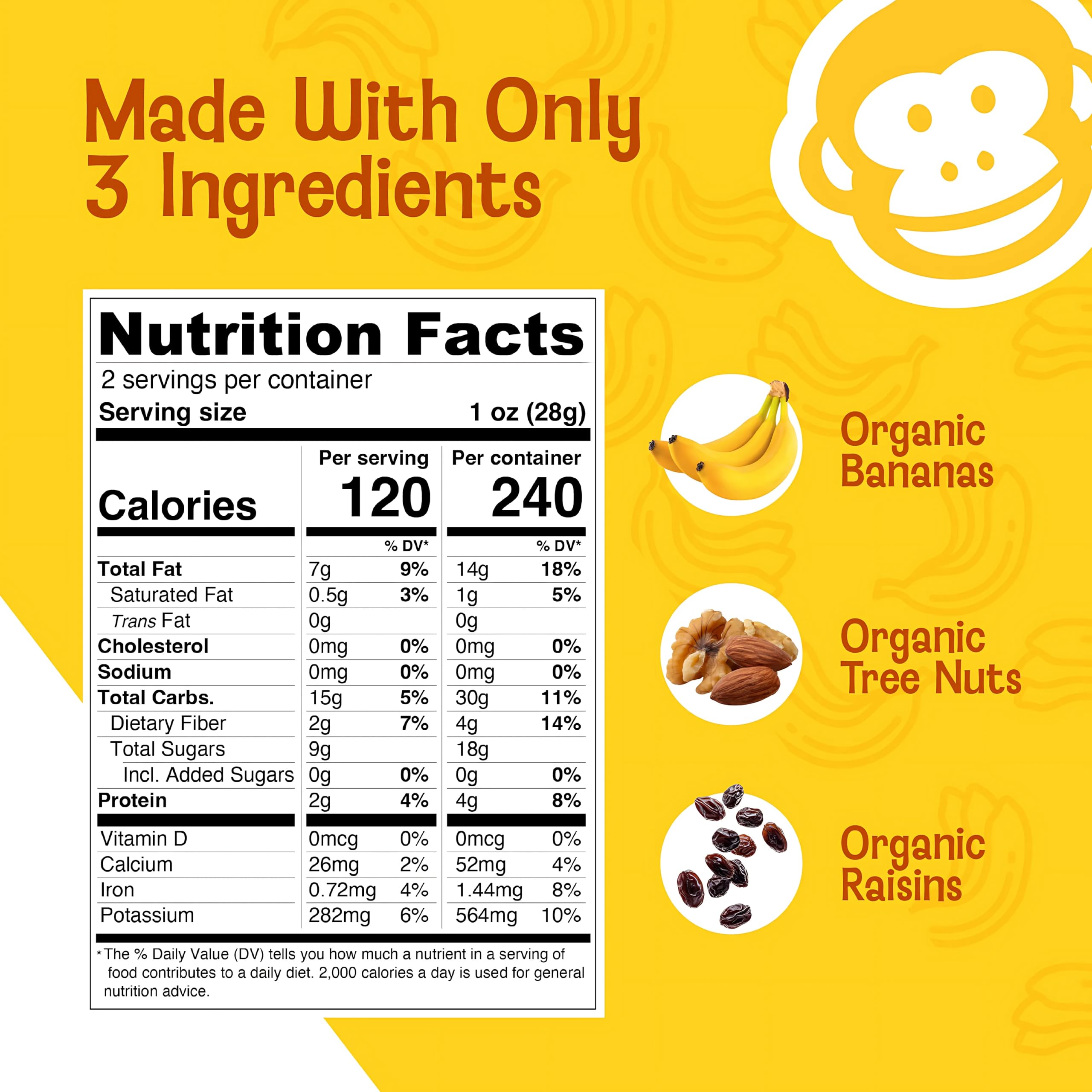 Monkey Brittle Strawberry Banana Crunch; vibrant kid-friendly snack for field trips.