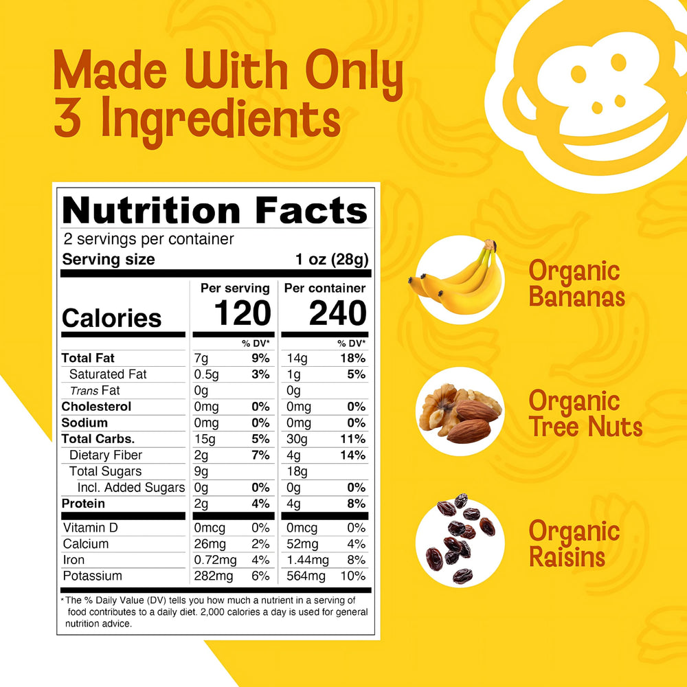 Monkey Brittle Strawberry Banana Crunch; vibrant kid-friendly snack for field trips.