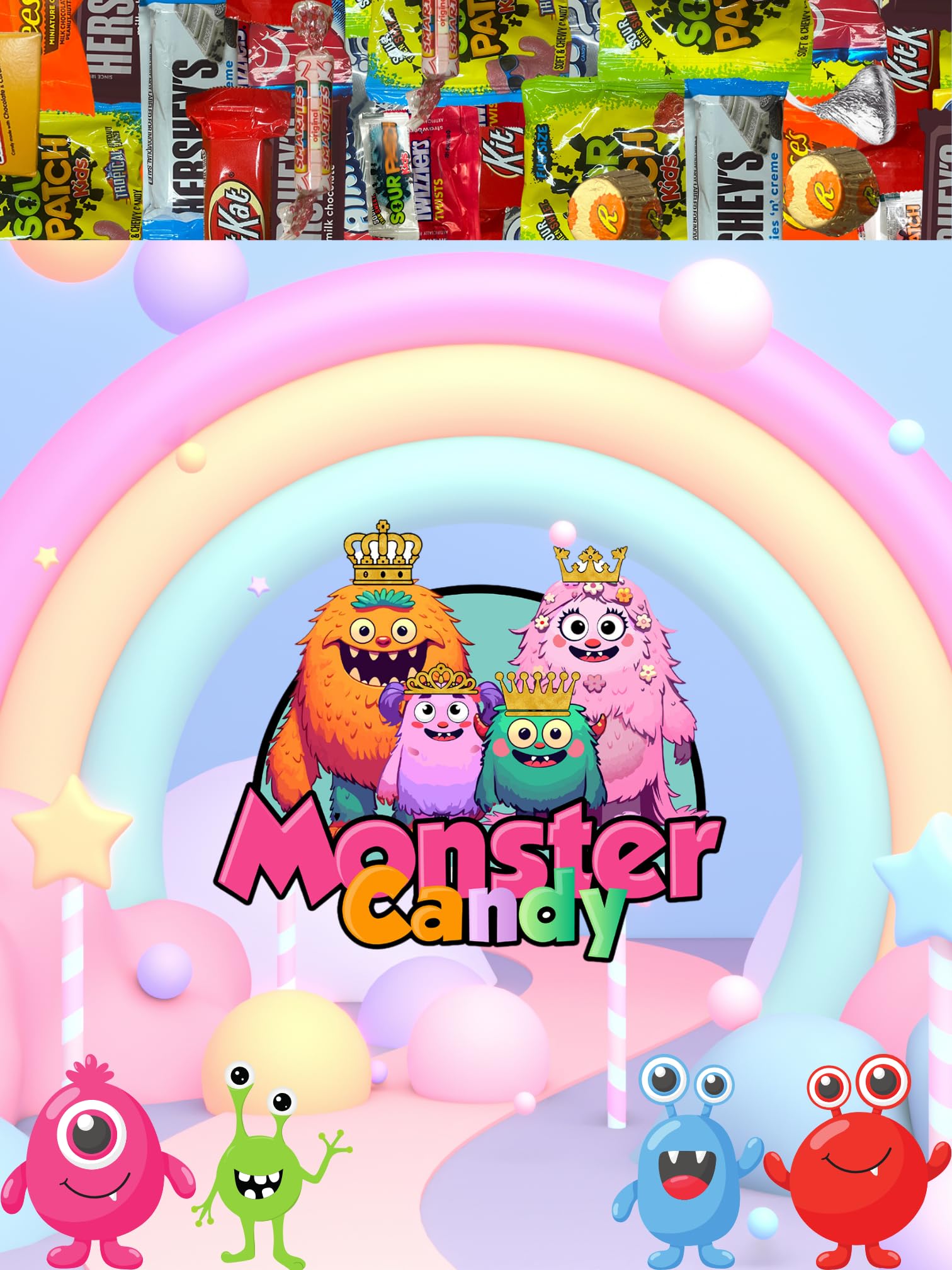 Monster Candy party favor collection offers ready made treats for events.