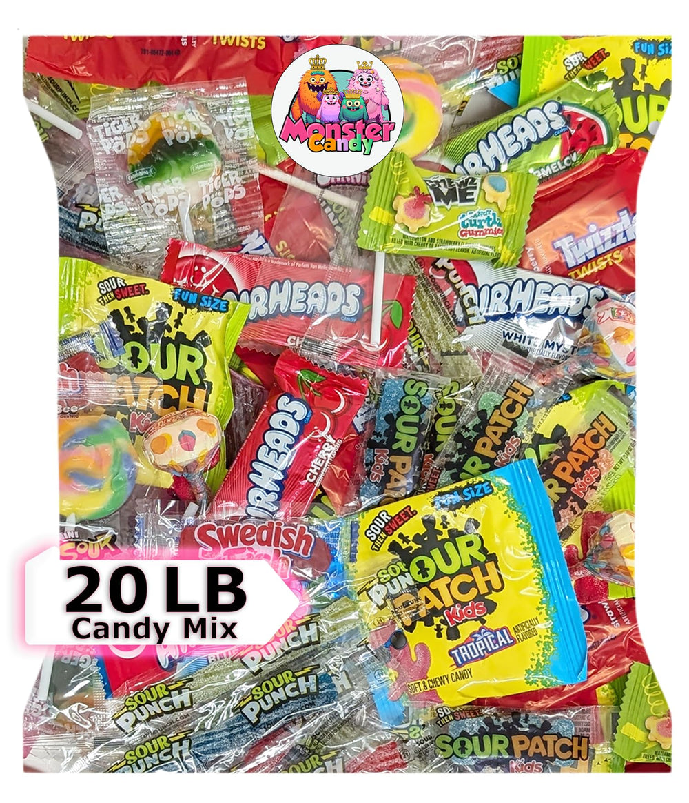 Monster Candy Party Favor Mix in bulk bags offers quick party prep and kid-friendly goody bag options.