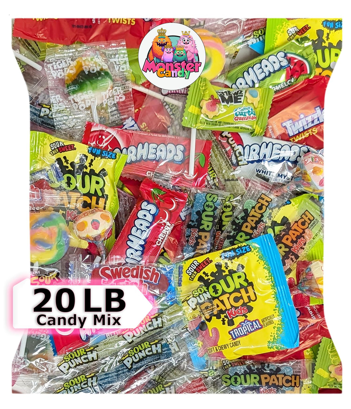 Monster Candy Party Favor Mix in bulk bags offers quick party prep and kid-friendly goody bag options.